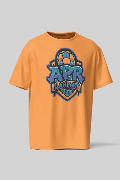 Koszulka Casual Pomarańczowa APR Lamparcik