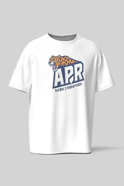 Koszulka Casual Biała Herb APR Lampart
