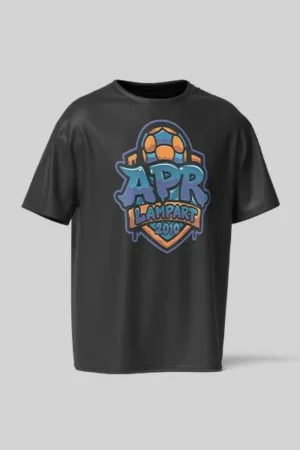 Koszulka Casual Czarna APR Lamparcik