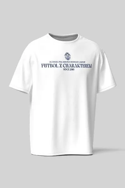 Koszulka Casual Biała z Charakterem APR Lampart
