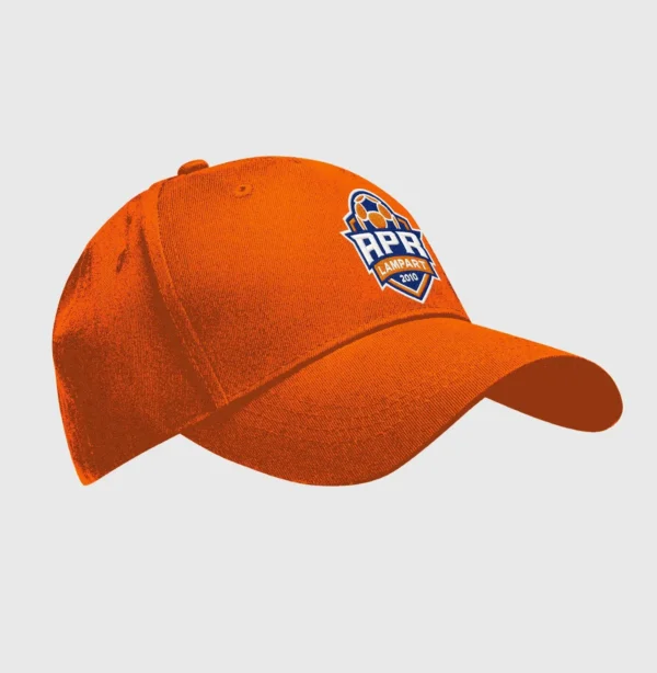 Czapka z Daszkiem APR Lampart Pomarańczowa