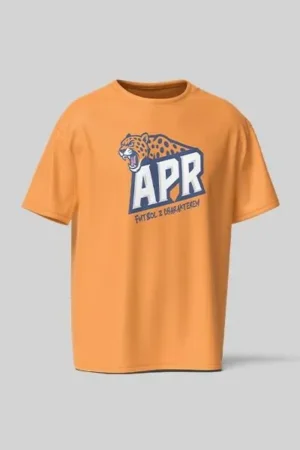 Koszulka Casual Pomarańczowa APR Lampart