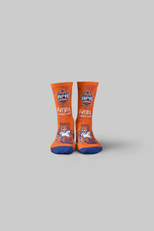 Skarpety Casual APR Lampart Pomarańczowe