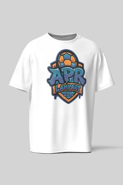 Koszulka Casual Biała APR Lamparcik