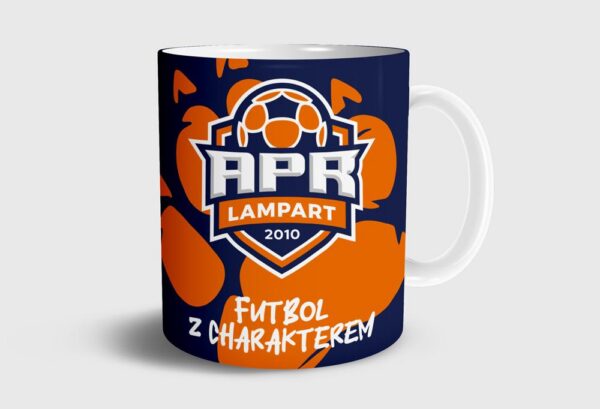 Kubek Pomarańczowa Łapa APR Lampart