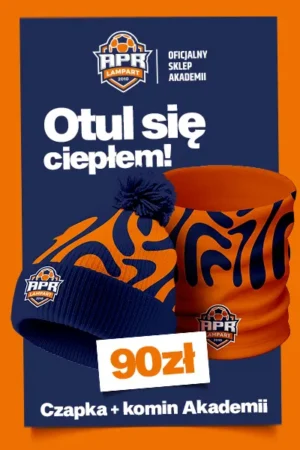 Zestaw Czapka Elastyczna + Komin - Wzór APR Lampart Centki