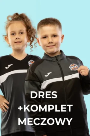 Trzeci Zestaw Czarno-Szary APR Lampart Komplet Meczowy + Dres