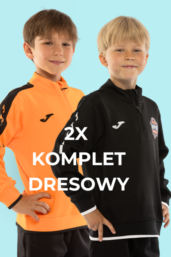 Zestaw APR LAMPART 2x Komplet dresowy pomarańczowy i czarny