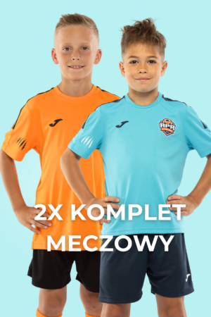 Zestaw APR Lampart 2x Komplet meczowy pomarańcz + turkus