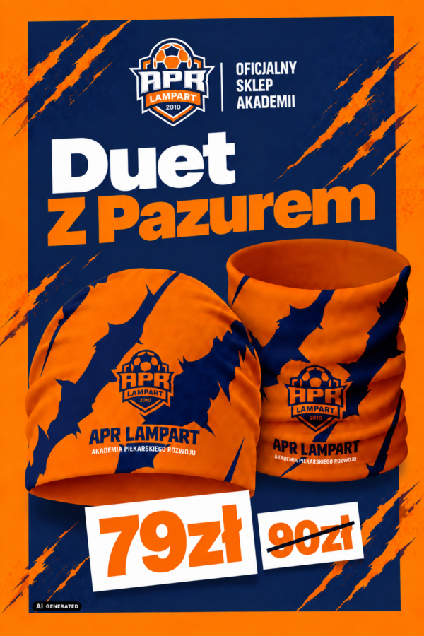 Czapka Elastyczna + Komin - Zestaw Z Pazurem